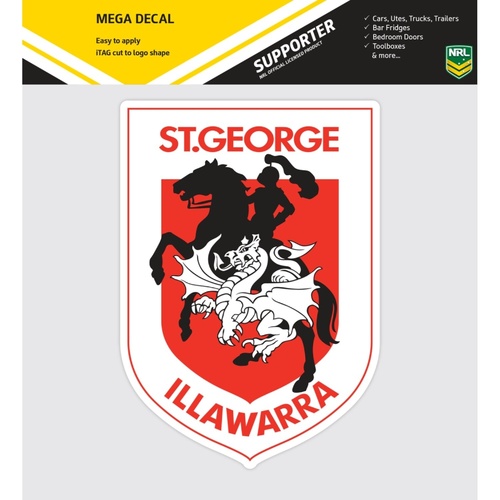 St George Illawarra Dragons Mega Logo Decal