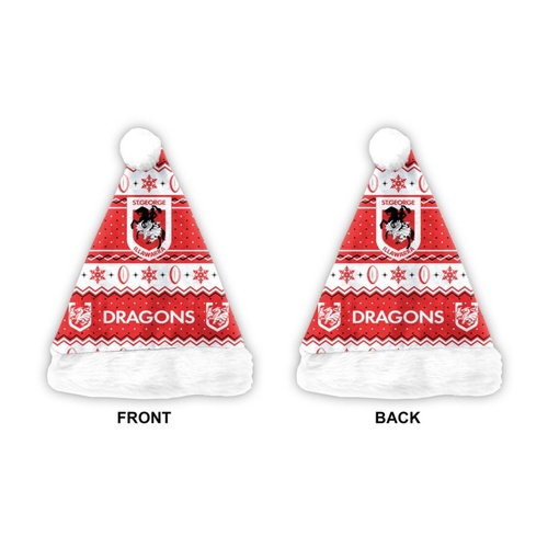 St George Illawarra Dragons 2026 Christmas Santa Hat