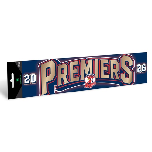 Sydney Roosters 2026 Premiers Bumper Sticker