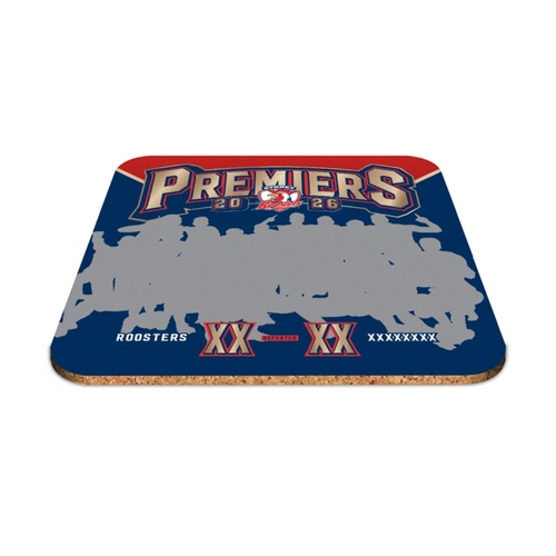 Sydney Roosters 2026 Premiers 4-Pack Coasters