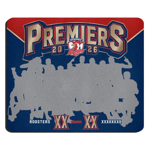 Sydney Roosters 2026 Premiers Photo Mouse Mat
