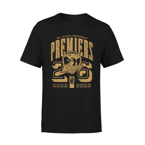 Sydney Roosters 2026 Adults Premiers Tee