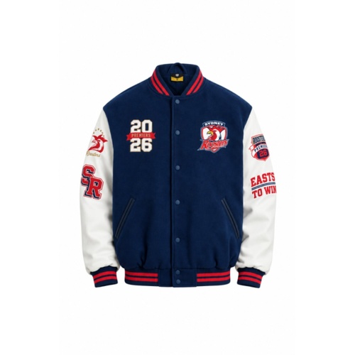 Sydney Roosters 2026 Adidas Premiers Varsity Jacket