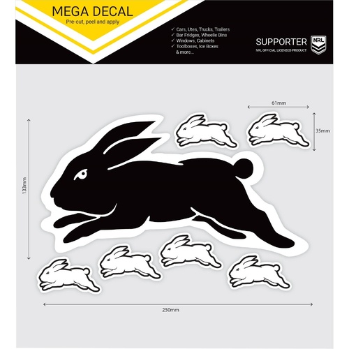 South Sydney Rabbitohs Mega Logo Decal