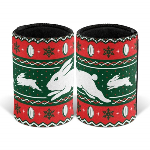 South Sydney Rabbitohs Christmas Stubby Holder