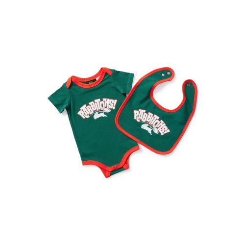 South Sydney Rabbitohs Short Sleeve Bubbasuit & Bib Pack 