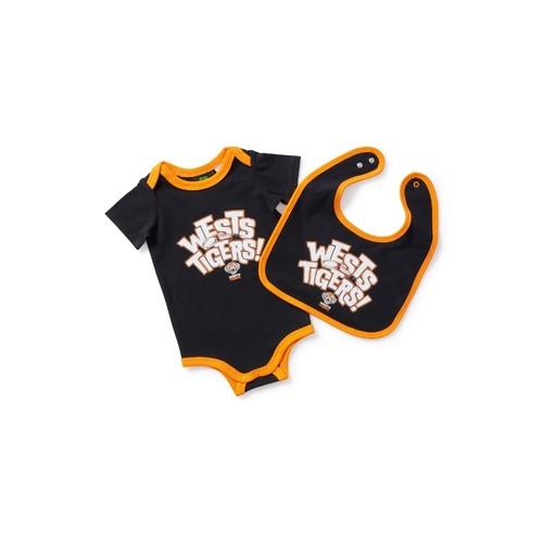 Wests Tigers Short Sleeve Bubbasuit & Bib Pack 
