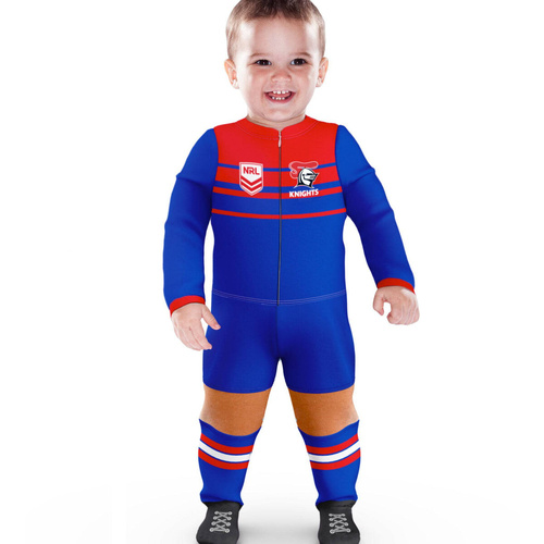 Newcastle Knights Baby Footysuit Onesie