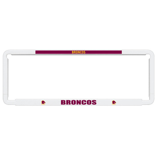 Brisbane Broncos Number Plate Frame