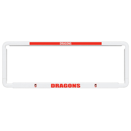 St. George Illawarra Dragons Number Plate Frame