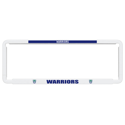 New Zealand Warriors Number Plate Frame