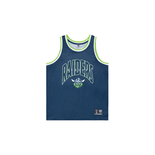 Canberra Raiders NRL Mens Basketball Singlet