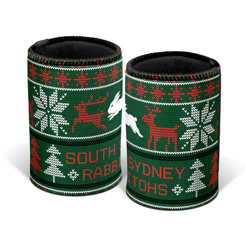 South Sydney Rabbitohs Christmas Can Cooler