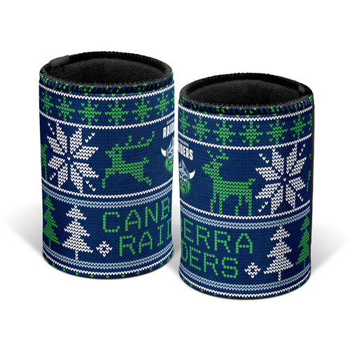 Canberra Raiders Christmas Can Cooler