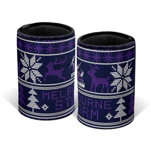Melbourne Storm Christmas Can Cooler