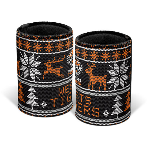 Wests Tigers Christmas Can Cooler