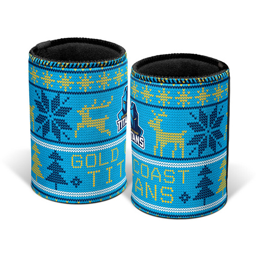 Gold Coast Titans Christmas Can Cooler
