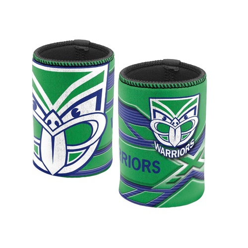 Auckland Warriors Green Can Cooler - Club Logo