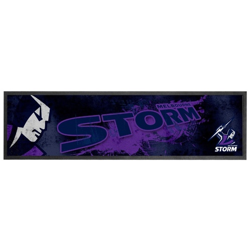 Melbourne Storm NRL Bar Runner