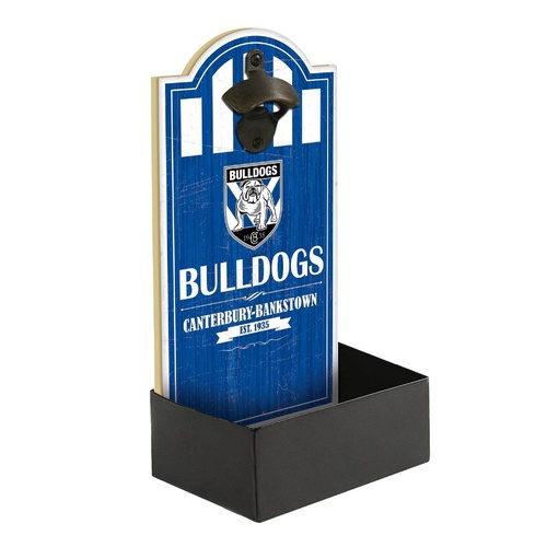 Canterbury-Bankstown Bulldogs Bottle Opener With Catcher