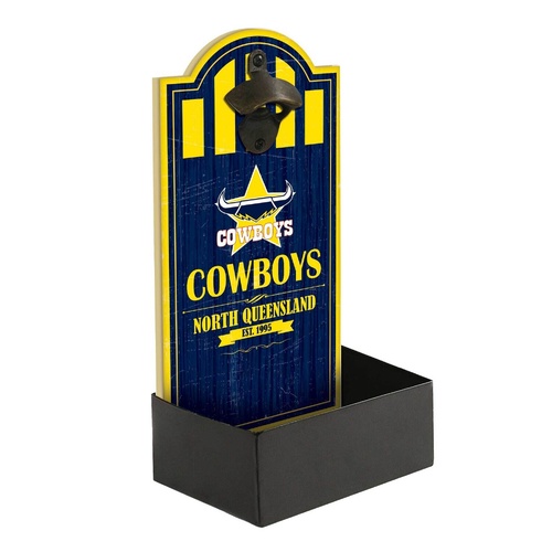 North Queensland Cowboys Bottle Opener With Catcher