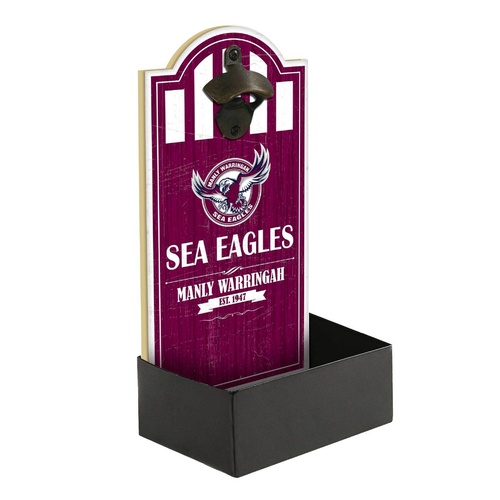 Manly Warringah Sea Eagles Bottle Opener With Catcher