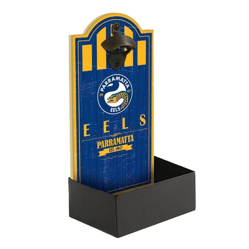 Parramatta Eels Bottle Opener With Catcher