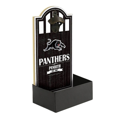 Penrith Panthers Bottle Opener With Catcher