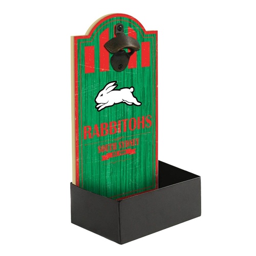 South Sydney Rabbitohs Bottle Opener With Catcher