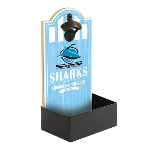 Cronulla-Sutherland Sharks Bottle Opener With Catcher