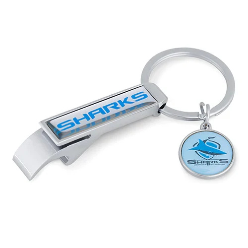 Cronulla Sharks Bottle Opener Keyring