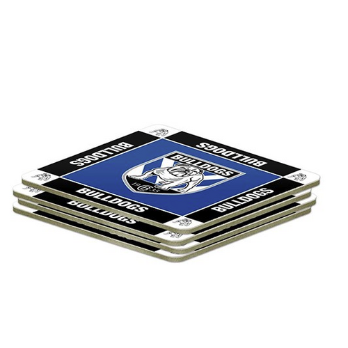 Canterbury-Bankstown Bulldogs Official NRL 4 Pack of Coasters