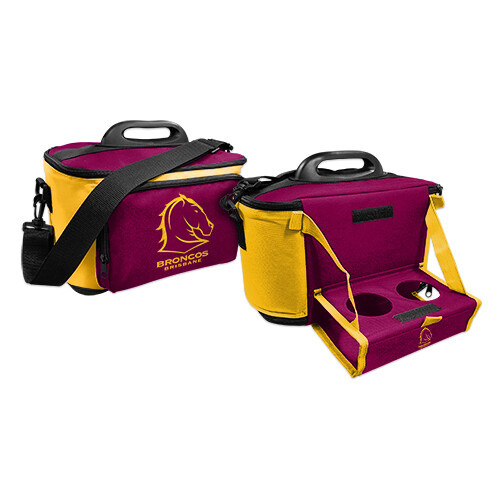 Brisbane Broncos Cooler Bag With Drinks Tray