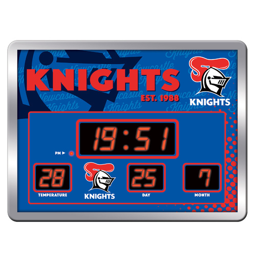 Newcastle Knights NRL LED Scoreboard Clock