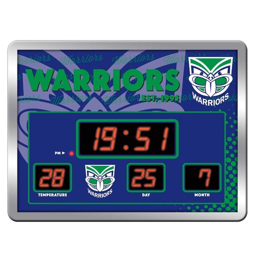 New Zealand Warriors NRL LED Scoreboard Clock