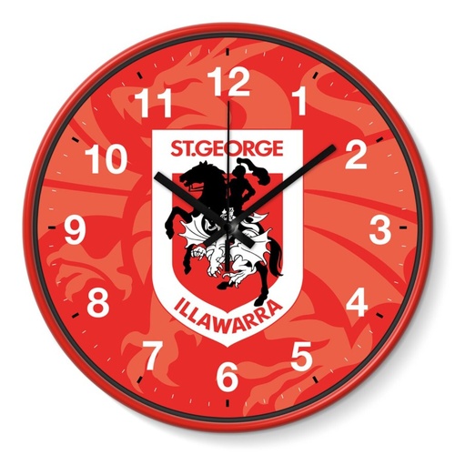 St George Illawarra Dragons Wall Clock