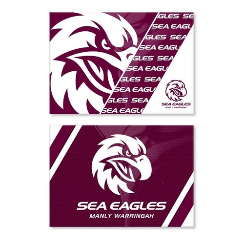 Manly Warringah Sea Eagles Set of 2 Magnets