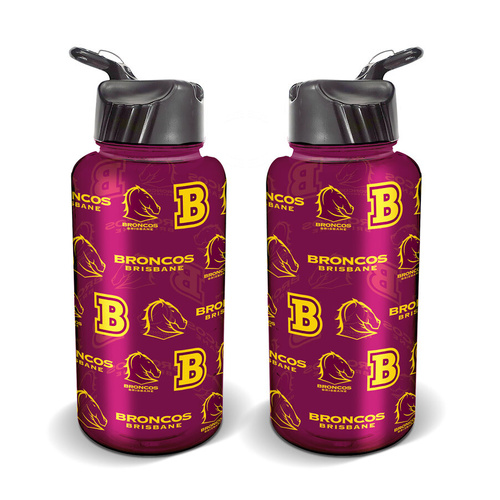 Brisbane Broncos NRL Flip Drink Bottle