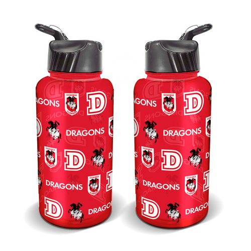 St George Illawarra Dragons NRL Flip Drink Bottle