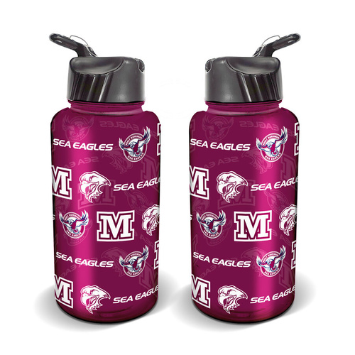 Manly Warringah Sea Eagles NRL Flip Drink Bottle