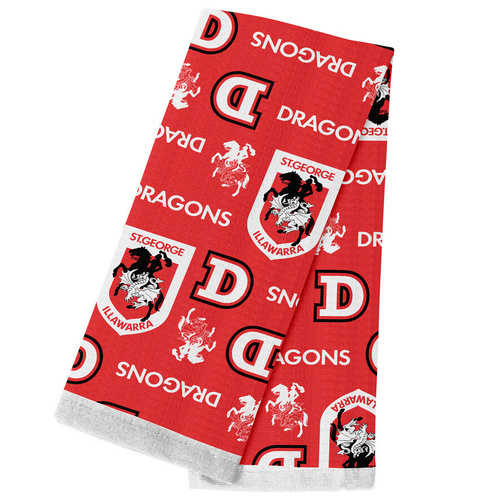 St George Illawarra Dragons NRL Tea Towel
