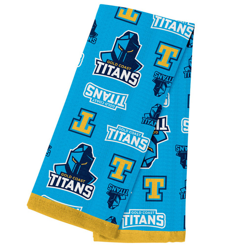 Gold Coast Titans NRL Tea Towel