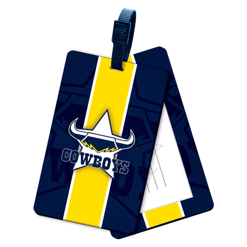 North Queensland Cowboys Kids Rubber Bag Tag