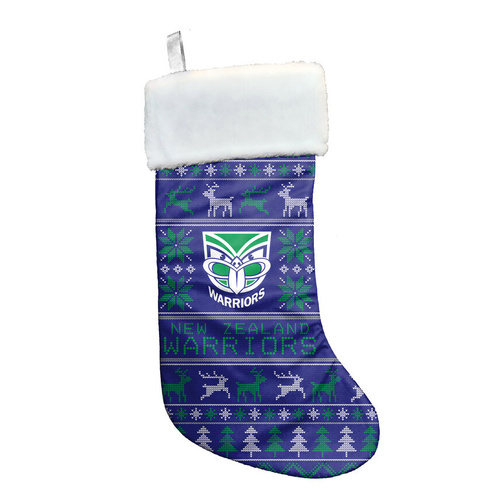 New Zealand Warriors Christmas Stocking