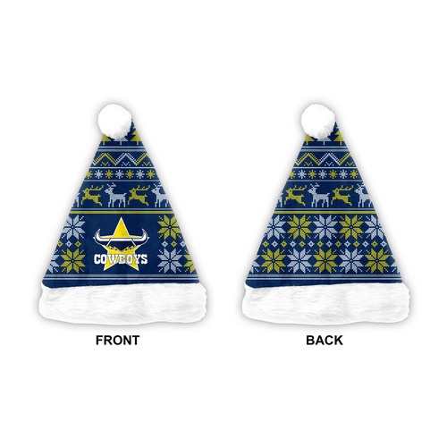 North Queensland Cowboys Christmas Santa Hat