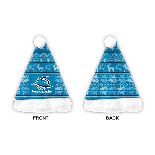 Cronulla-Sutherland Sharks Christmas Santa Hat