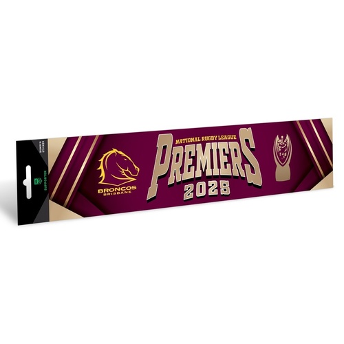 Brisbane Broncos 2025 Premiers Bumper Sticker