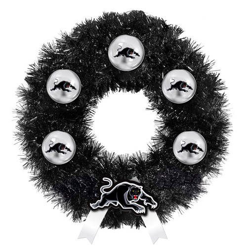 Penrith Panthers Christmas Wreath