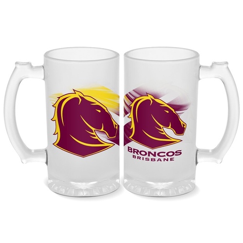 Brisbane Broncos Stein Frosted 500Ml