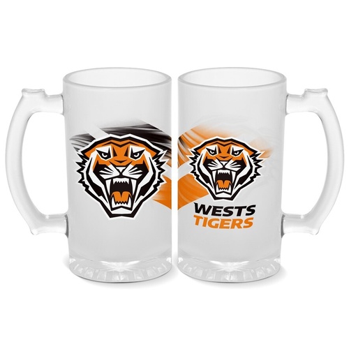 Wests Tigers Stein Frosted 500Ml